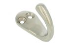 Small wall hook nickel, depth 33 mm, 17x36mm