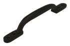 Pull handle 150mm cast iron black powder coated