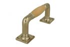 Pull handle 133mm nickel beech