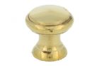 Cabinet knob polished brass small Ø 17mm H17mm