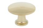 Knob polished brass medium Ø 27mm H22mm