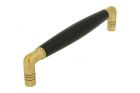 Kitchen handle 1920's polished brass 160mm Center-To-Center