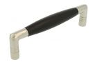 Kitchen handle 1920's nickel ebony