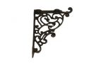 Shelf bracket cast iron 180x220mm (L×H), Shelf size 145mm.