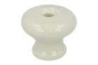 Knob porcelain Ø 25mm H20mm. Delivered without screw
