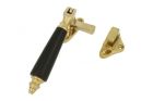 Window fastener (1890) polished brass ebony Right