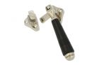 Window fastener (1908) nickel ebony Left