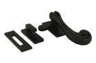 Window fastener black cast iron 119x39mm reversible