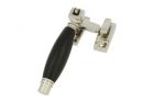 Window fastener (1928) reversible nickel ebony
