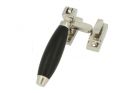 Window fastener (1932) reversible nickel ebony
