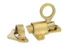 Transom window latch polished brass rabetted door frame