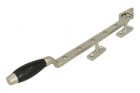 Window stay satin nickel bakelite 315mm (1932)