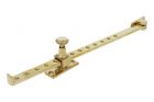 Window stay polished brass 325mm