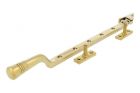 Window stay polished brass 290mm