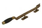 Window stay modern design antique brass ebony 300mm (1932)