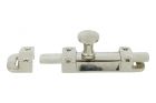 Tower bolt for inward opening windows nickel