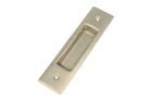 Recessed sliding door flush pull satin nickel (1932)