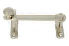 Sliding door latch lock nickel