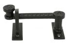 Sliding door latch lock cast iron black(DxWxH) 30x114x51mm