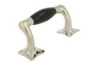 Window sash lift handle 115mm nickel, bakelite (1932)