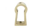 Keyhole small polished brass