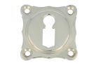 Elegant key escutcheon nickel. Price per piece