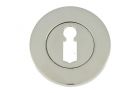 Key escutcheon nickel round concealed escutcheon Ø 50mm