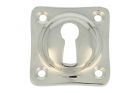 Escutcheon with key hole nickel. Price per piece