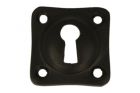 Key escutcheon black powder coated. Price per piece