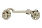 Cabin hook and eye nickel with multi-directional hinge