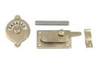 Vacant-Engaged door lock for toilet 70×39mm satin nickel