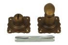 Turn and release spindle antique brass 8mm spindle size
