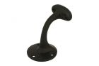 Handrail bracket cast iron powder coated,flat support saddle