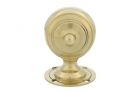 Handrail bracket end piece polished brass, Øhandrail 40mm