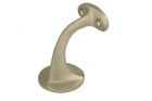 Handrail bracket satin nickel, for flat handrail