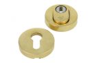 SKG*** cylinder protection safety-escutcheon polished brass