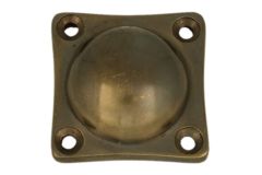 Cover rosette antique brass 37x37mm, height 14mm