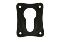 Euro cylinder escutcheon brass powder coated. Price per piece