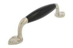 Pull handle 185mm nickel bakelite