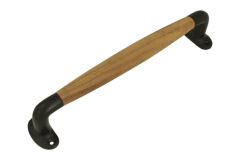 Pull handle 250mm cast iron black powder coated