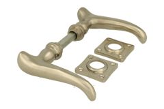 Door handles satin nickel pair (1909)