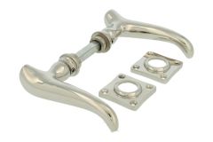 Door handles nickel pair (1909)