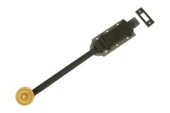 Tower bolt polished brass/cast iron 340x50mm (L×W)