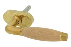 Handle Tilt & Turn (1930) polished brass beech