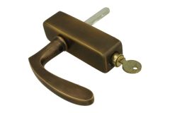 Handle Tilt & Turn with lock (1918) antique brass