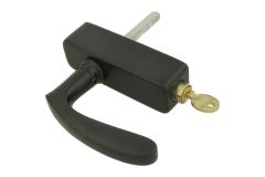 Handle Tilt & Turn with lock (1918) black powder coated