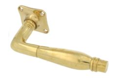 Single door handle with rosette polished brass (1928)