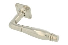 Single door handle with rosette nickel (1928)