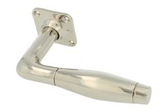 Single door handle with rosette nickel (1932)