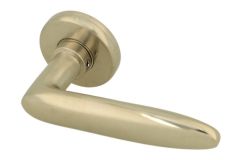 Single door handle "Dudok" satin nickel
